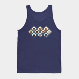 Owls of Singapore Tank Top